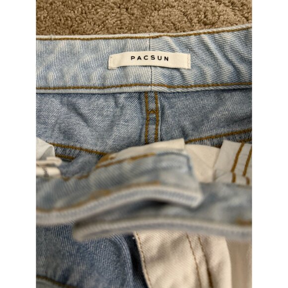 Womens Pacific Sun Patchwork Denim Shorts, Size 27 - Picture 3 of 3
